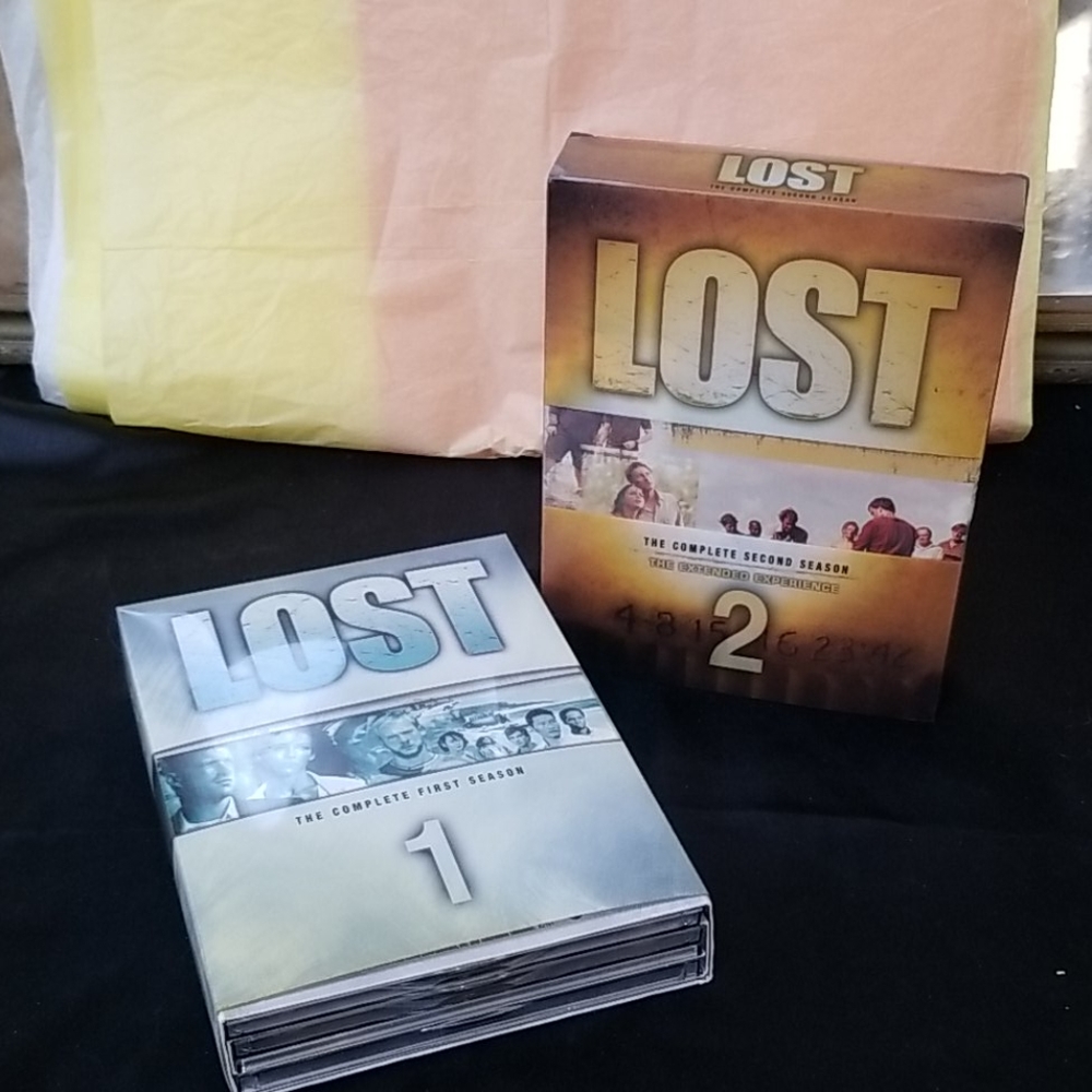 🎟"LOST" SEASONS 1 & 2 DVD BOXED SETS